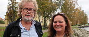 Photo of two Lab Sweden employees